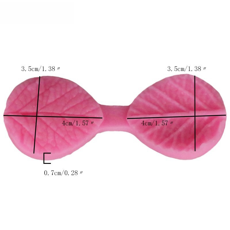 Khuôn Silicone Tạo Hình Cánh Hoa Lá Trang Trí Bánh