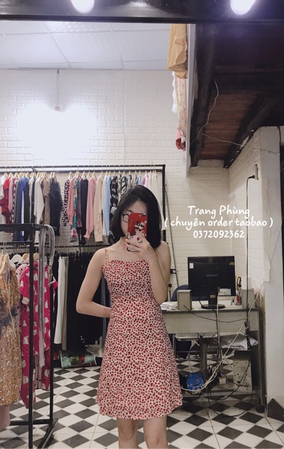 Váy 2 dây hoa nhí -  [ Ảnh thật ] | BigBuy360 - bigbuy360.vn