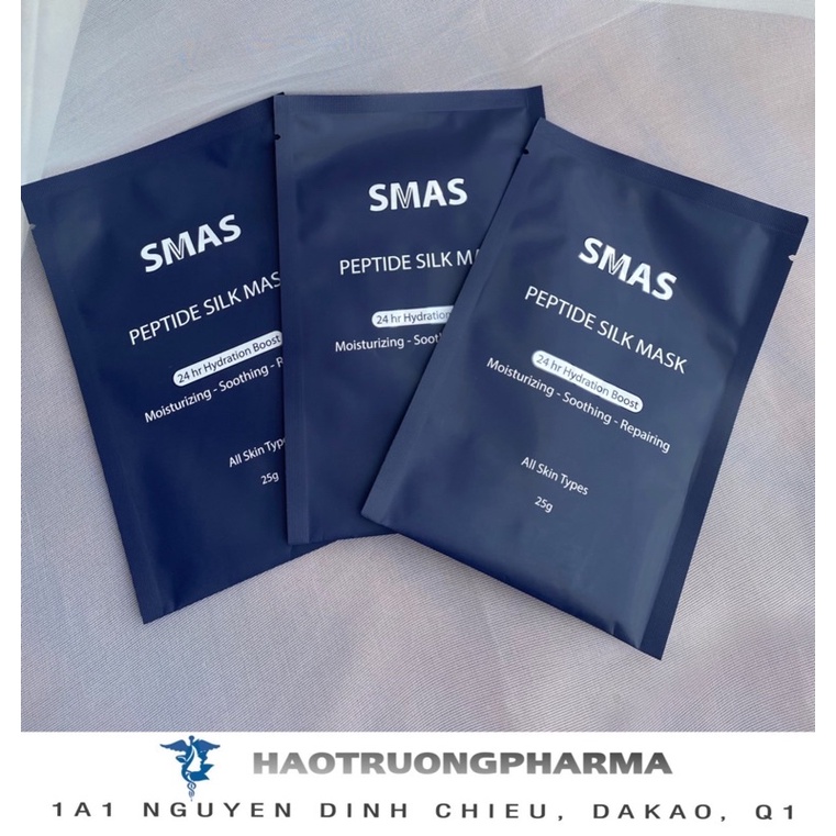 Smas Peptide Silk Mask 24H Hydration Boost - Mặt Nạ Dưỡng, Phục Hồi Cấp Ẩm Cao Cấp