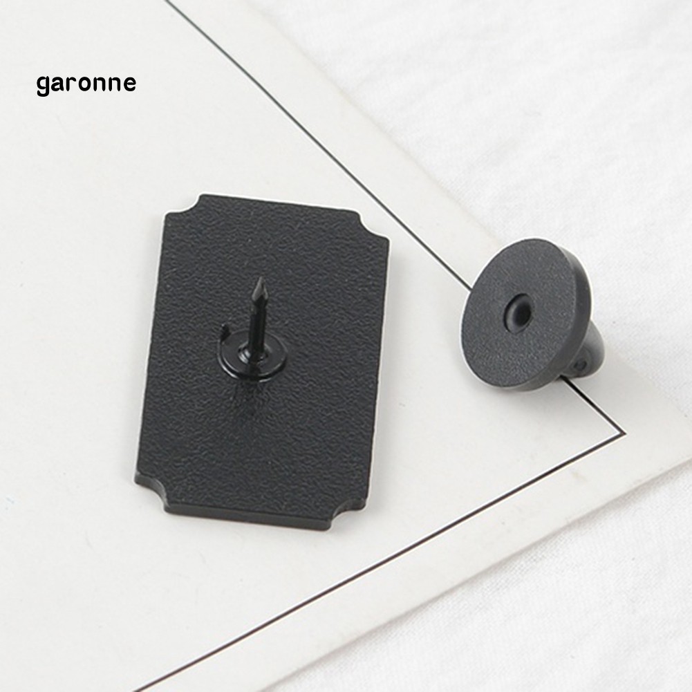 GA_English Letter Hell Admit One Badge Metal Brooch Pin Clothes Scarf Jewelry Decor
