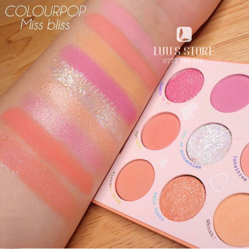 Bảng Phấn Mắt Colourpop #Miss Bliss