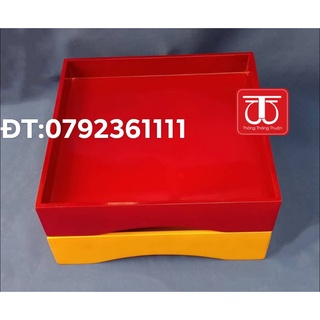KHAY GỖ SƠN MÀI VUÔNG 25CM*25CM/ 30CM*30CM