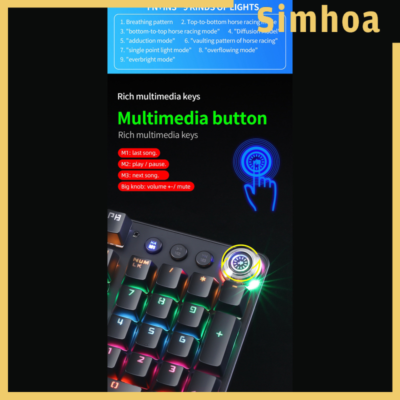 Bàn Phím Chơi Game Có Dây Chống Thấm Nước Dành Cho Windows | BigBuy360 - bigbuy360.vn