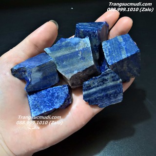 ĐÁ LAPIS LAZULI THÔ TỰ NHIÊN 100g HÀNG ĐẸP