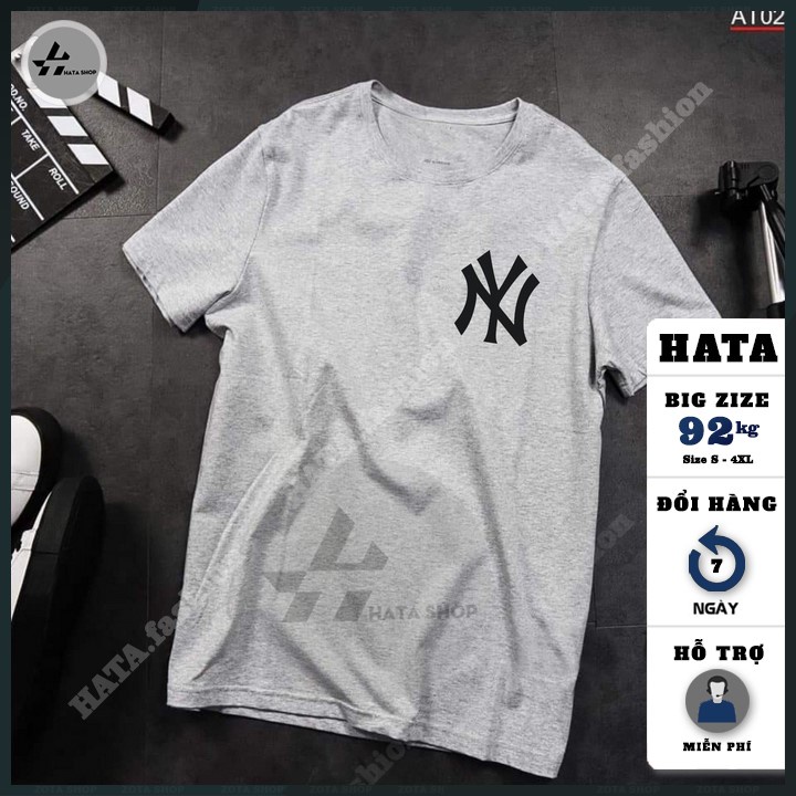 Áo Thun Nam Ngắn , Áo Thun Ngắn Tay Không Cổ Coton NY XZ21