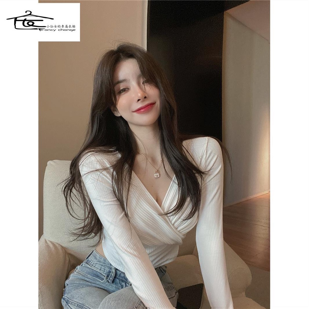 Áo Thun Thiết Kế Mới Thời Trang Thu Đông Dành Cho Nữ 2022