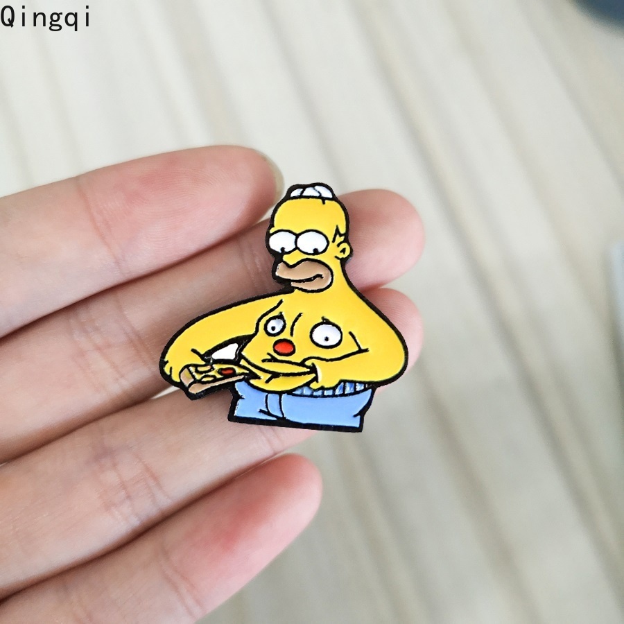 Ghim cài áo Miss Zoe 8090S hình nhân vật hoạt hình Simpson vui nhộn