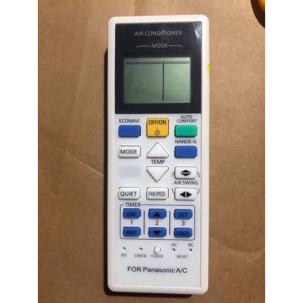 Điều khiển điều hòa Panasonic Econavi - Remote điều hòa Panasonic Econavi bản to bảo hành 1 đổi 1
