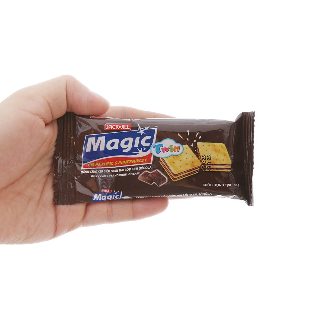 Bánh Socola Magic Twin 2 Lớp Kem (Hộp 20 cái)