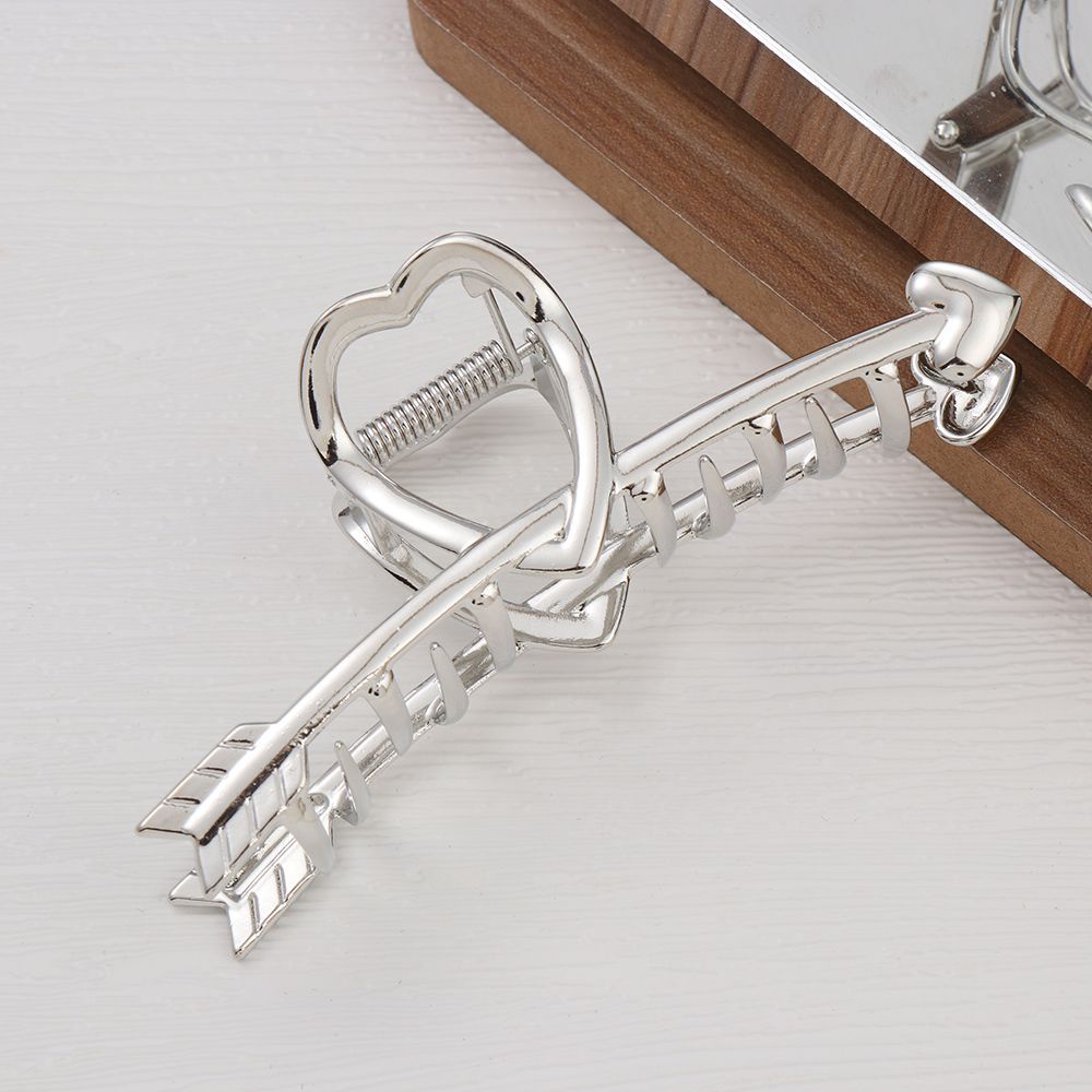 LUOLV Fashion Butterfly Hairpin Elegant Hair Clips Hair Claw All-match Hair Accessories Shark Clip Women Girls Non Slip Ornament Styling Tools