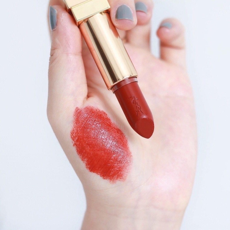 Son YSL 83 Fiery Red đỏ gạch