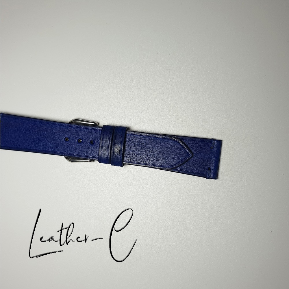 Dây đeo đồng hồ da bò màu xanh Navy-Blue DBXN05TẶNGKÈMKHÓA+DỤNGCỤTHAYDÂY+BH24tháng