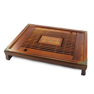 khay ấm chén gỗ