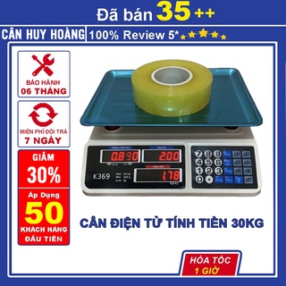 Cân điện tử tính tiền, can tinh tien dien tu gia re K369