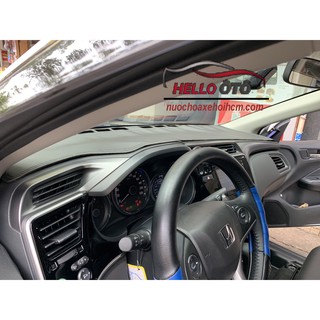 Thảm da taplo honda civic 2017-2019 -vân carbon cao cấp