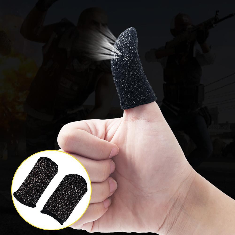 Bao tay chơi game Mobile - Găng tay chơi game Mobile cảm ứng chống mồ hôi chống trượt tay - sợi carbon - dc4018