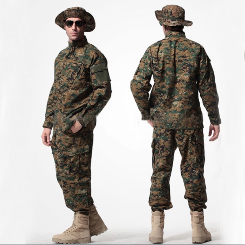 Bộ Quần Áo Lính MỸ US ARMY , Quần Áo Rằn Ri Đi Phượt Dã Ngoại [Tặng Thắt Lưng]
