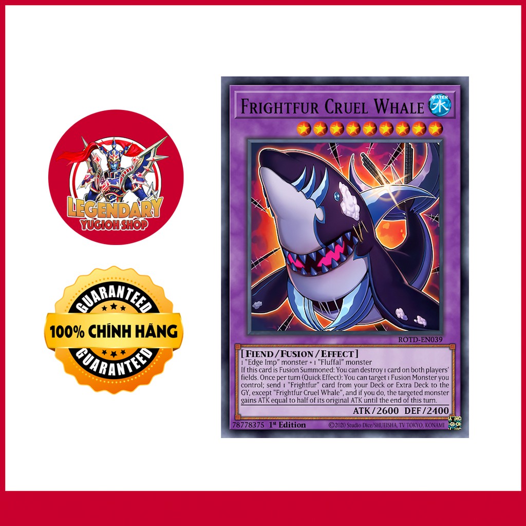 [Thẻ Bài Yugioh Chính Hãng] Frightfur Cruel Whale