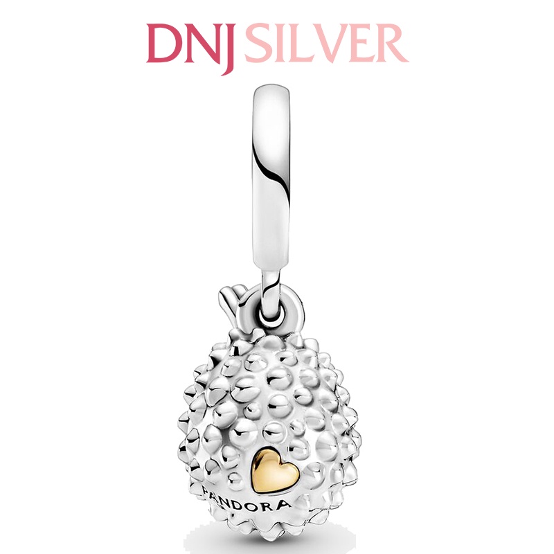 Charm bạc 925 cao cấp, hàng chuẩn bạc - Charm Durian Fruit thích hợp để mix vòng tay charm - DN005