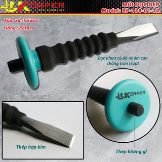 Mũi đục dẹp Korper KP-138-01-12