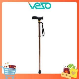 Gậy chống gập 4 LUCASS Y_27 cho người già người tập đi - Chất liệu Inox bền bỉ không bị oxy hóa - Hàng chính hãng