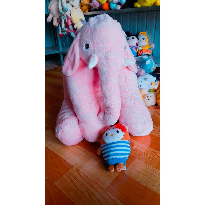 full gòn, size to nhé ac. Gấu bông chú voi dễ thương. chất bao bền đẹp