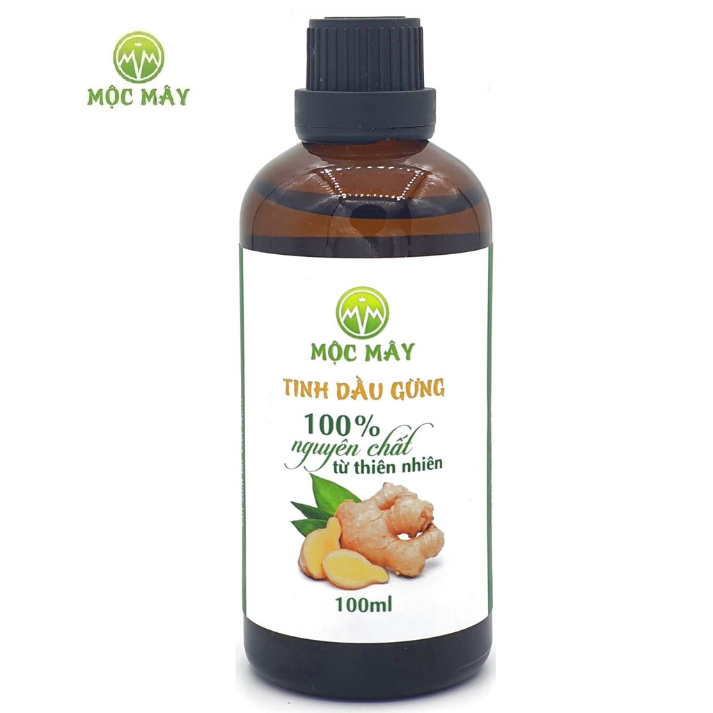 Tinh dầu gừng nguyên chất 100ml Mộc Mây