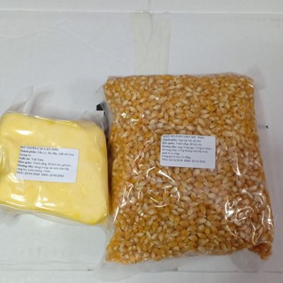 Combo Bắp rang bơ (200g bơ thơm + 500g ngô mỹ)