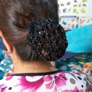Sỉ 5 Lưới chụp tóc màu đen
