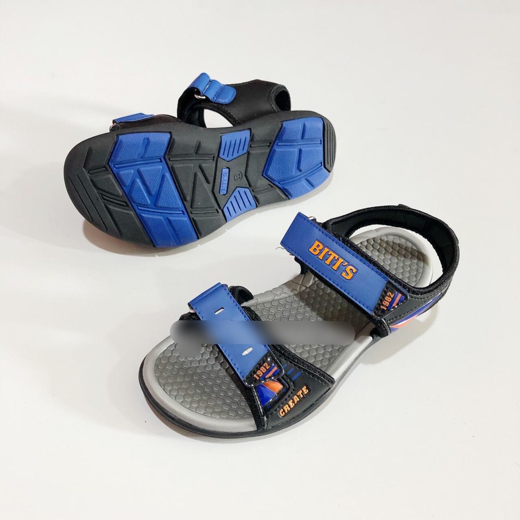 Sandal bé trai BlTIS 28-37 ❤️FREESHIP❤️ Dép quai hậu học sinh BlTIS đế cao su hai quai dán DRB030000