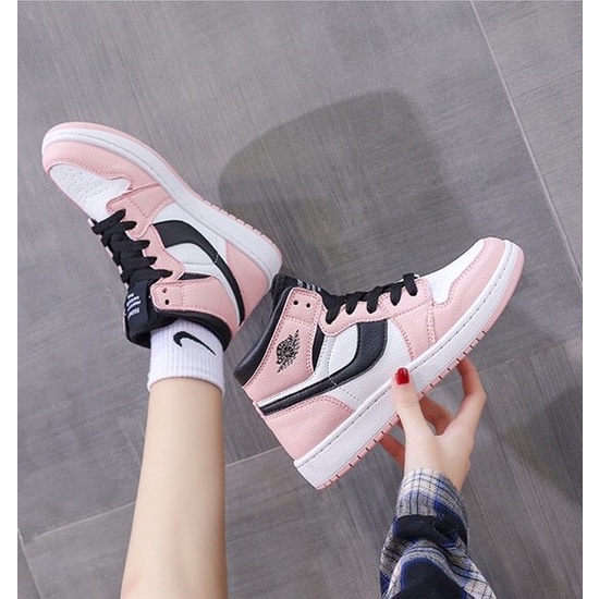 Giày thể thao học sinh cổ cao dáng J.D, giay ulzzang nữ Quảng Châu