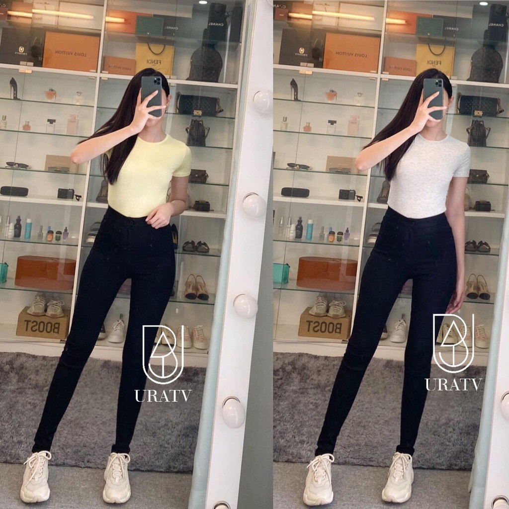 [ẢNH THẬT-CÓ SẴN] Áo thun gân tay ngắn ZR 145