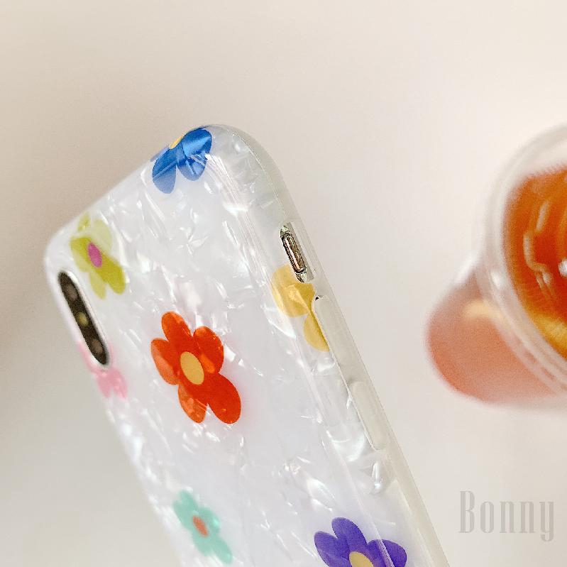 Ốp lưng họa tiết hoa cho iPhone X XS XR XS Max 8 7 6 6SP