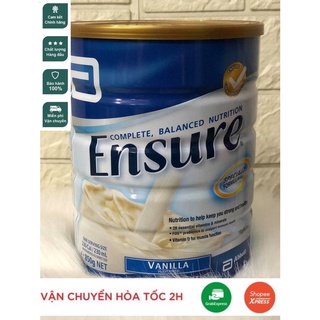 Sữa bột Ensure Úc vị vani hộp 850g ( Date 2023 )