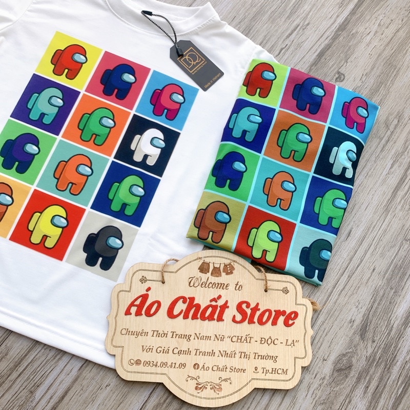 (5 màu) Áo thun Among Us cho bé trai | bé gái siêu cute | vải đẹp AU45 | Áo Chất Store