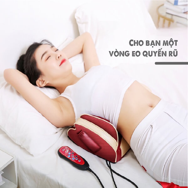 Máy massage lưng, hông, eo cao cấp  có rung, túi khí,xung điện chuyên mát xa lưng, thắt lưng, cột sống BEAME BM-L67