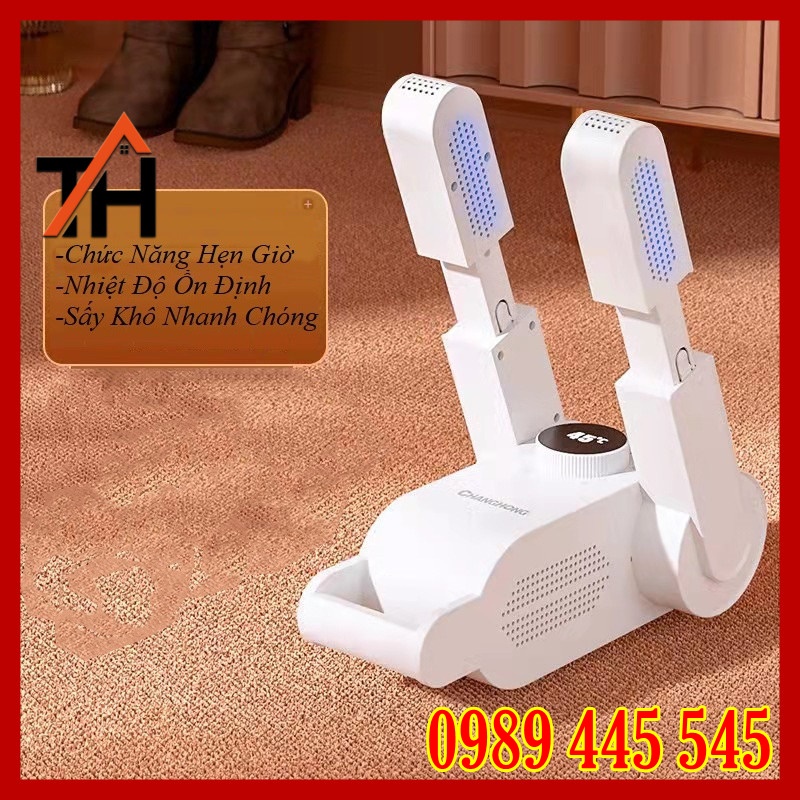 Máy Sấy Giày, Làm Khô, Khử Mùi Thông Minh - Diệt 99% Vi Khuẩn Bằng Tia Cực Tím Cao Cấp T7072