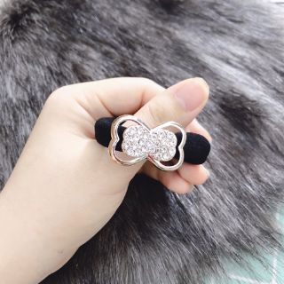 Dây buộc tóc mặt đá lấp lánh to đẹp