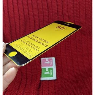 Dán cường lực phủ màn hình Iphone 6/ 6S Black