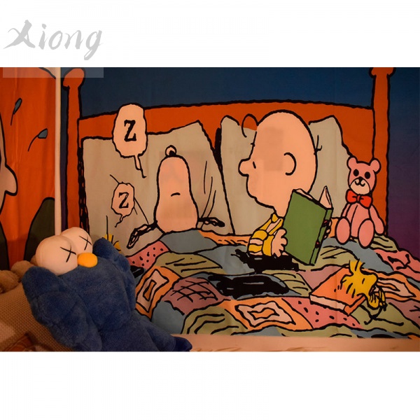 Khăn Treo Tường Trang Trí In Hình Chó Snoopy (3 Ngày)