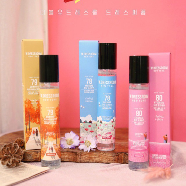 [Mùi 80,82,83,84 Jinhae]🌸Nước hoa xịt thơm, diệt khuẩn W.Dressroom chính hãng 100%. | Thế Giới Skin Care