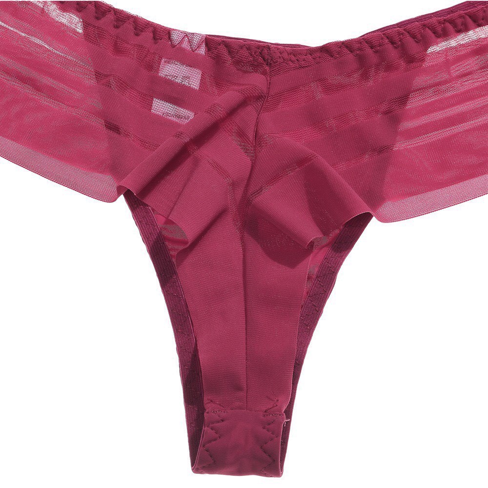 Quần Lọt Khe Nữ - Quần Lót Lọt Khe Đúc Su Thiết Kế ren cánh tiên mỏng mát sexy quyến rũ DAN STORE MÃ 6183