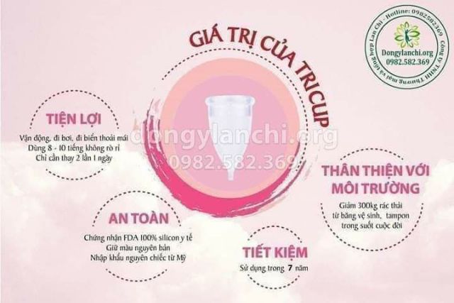 MUA CỐC NGUYỆT SAN TRICUP USA TẶNG KÈM 1 THỎI SON CAO CẤP BABY SEXY