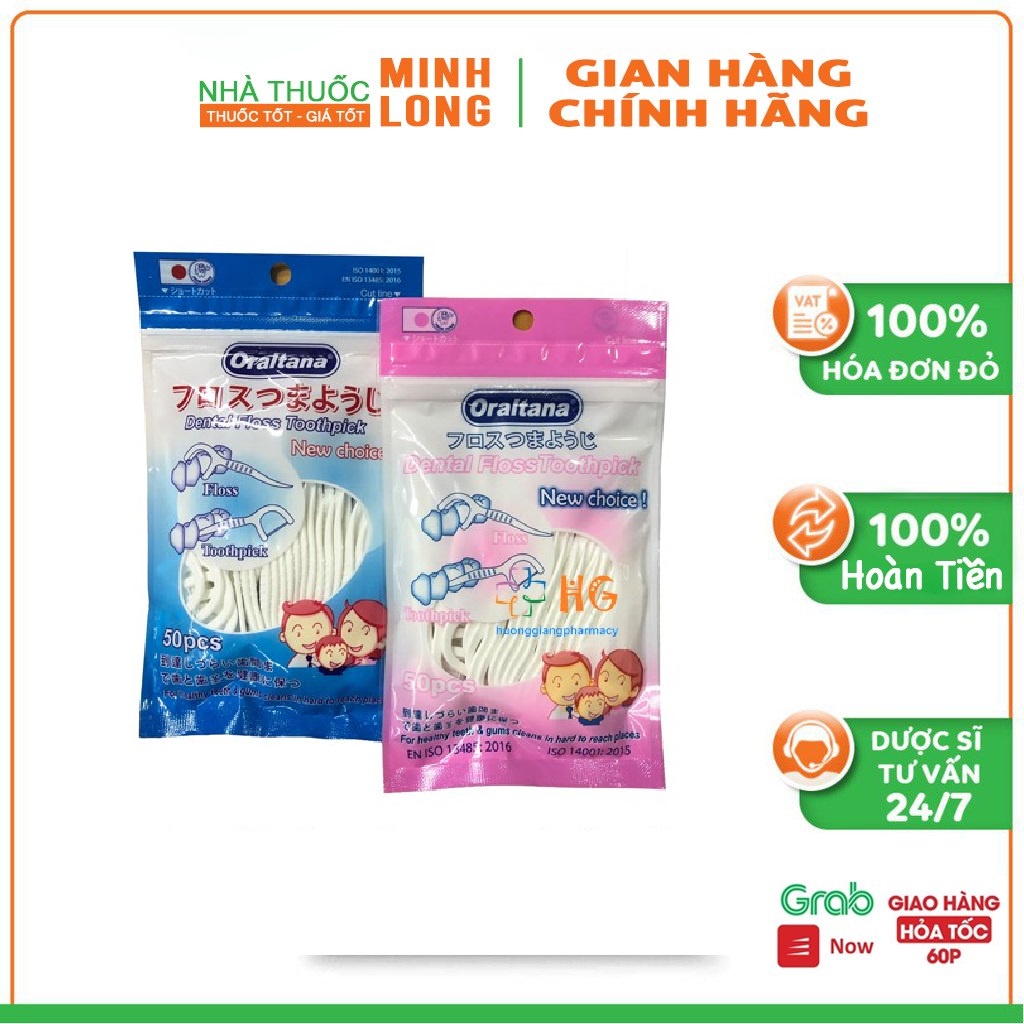 Tăm chỉ nha khoa Oraltana - Hỗ trợ chăm sóc răng miệng