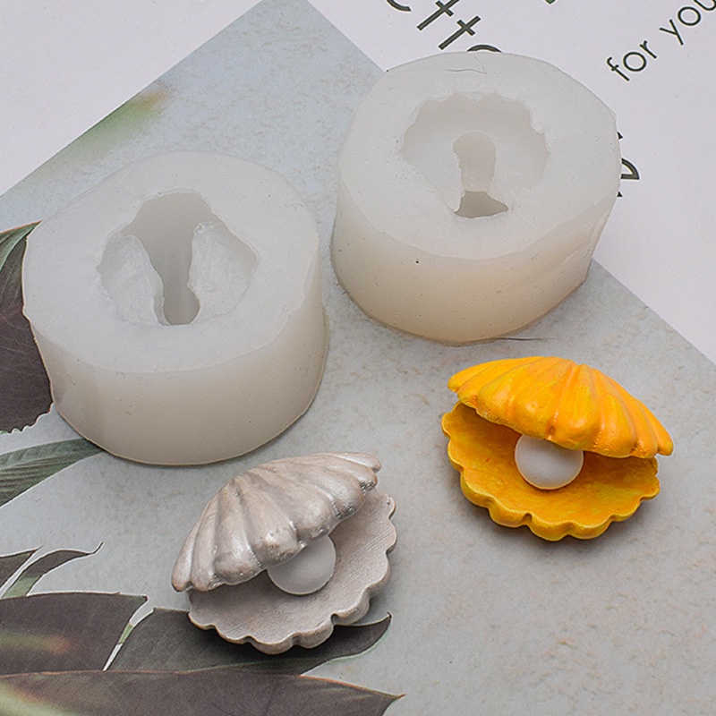 Khuôn Silicone Hình Vỏ Sò Làm Nến Thơm