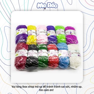 [Bán Lẻ] Len Cuộn Milk Bò trang trí