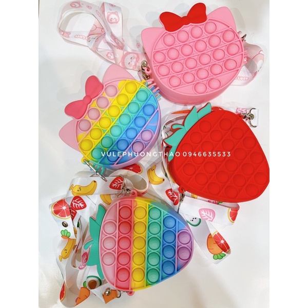 Túi POP IT cho bé 2in1