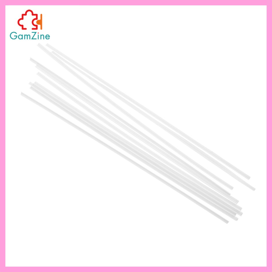 Bộ 10 Thanh Nhựa Chữ L Màu Trắng Kích Thước 3x3 X 250mm