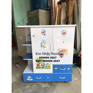 Tủ quần áo trẻ em cực đẹp nhựa Đài Loan FREESHIP- phối màu theo yêu cầu