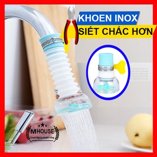 Đầu vòi rửa chén,đầu vòi tăng áp, đầu nối vòi rửa chén bát quay 360 độ vòi sen vòi nước